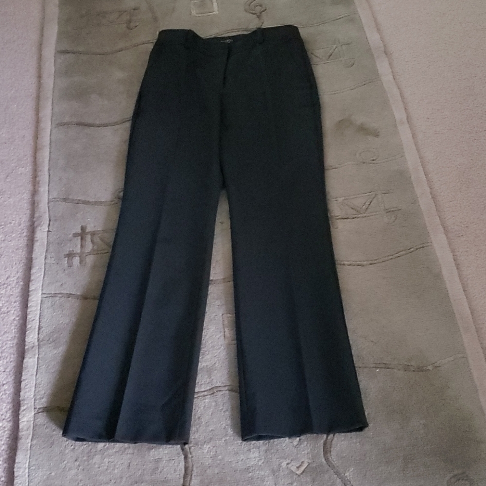 Talbots Heritage black cotton/poly blend trousers